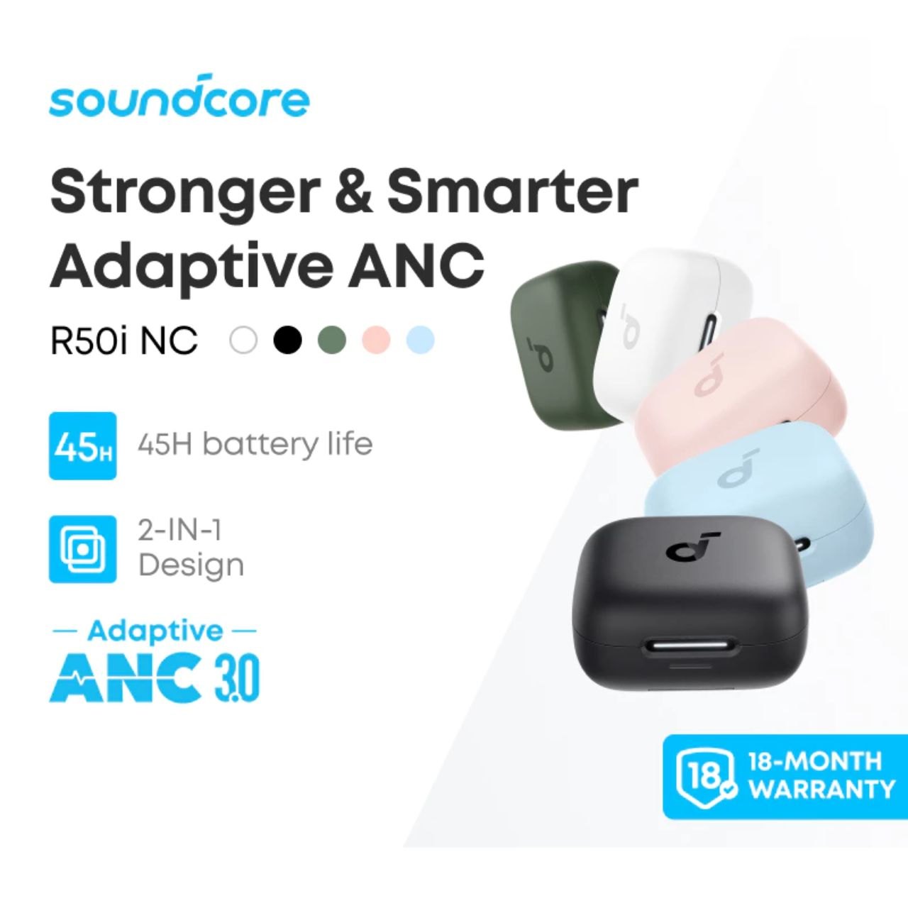 Tai nghe Anker r50i NC [Bảo hành 12 tháng] | Tạp hóa Cô Bar